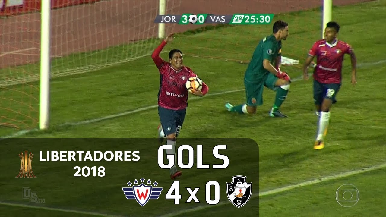 Gols - Jorge Wilstermann (BOL) 4 x 0 Vasco - Libertadores 2018 - Globo HD⁶⁰