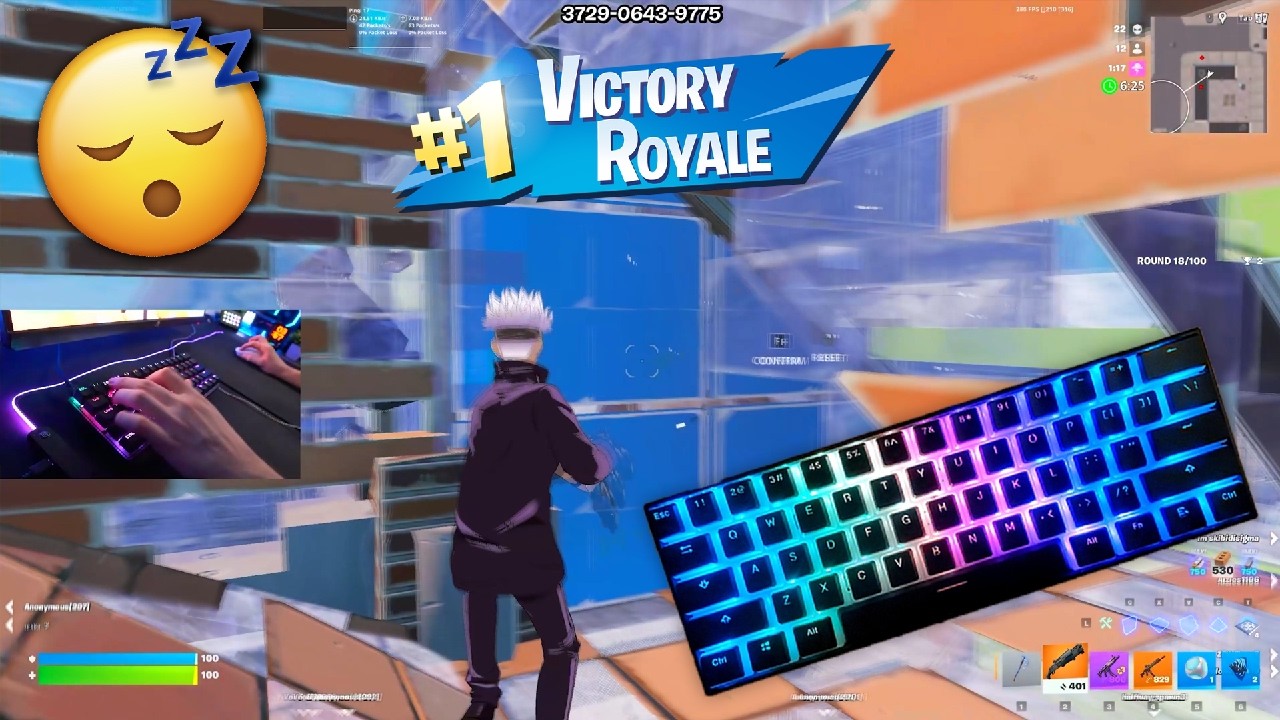 [1 HOUR] Chill😴Relaxing Keyboard & Mouse Sounds Clicks🏆Smooth 240FPS 4K