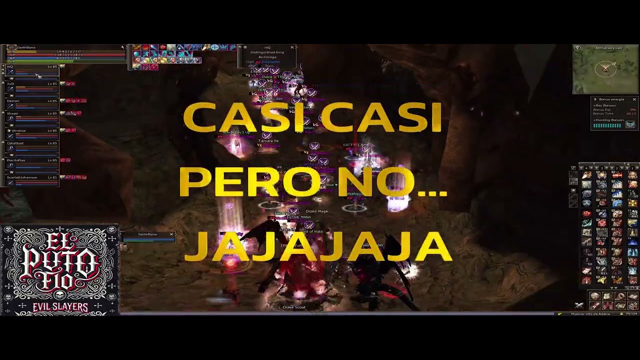 PVP CARDINAL BAIUM/ANTARAS/ASEDIOS 16.11.25 LINEAGE2.ES VALAKAS