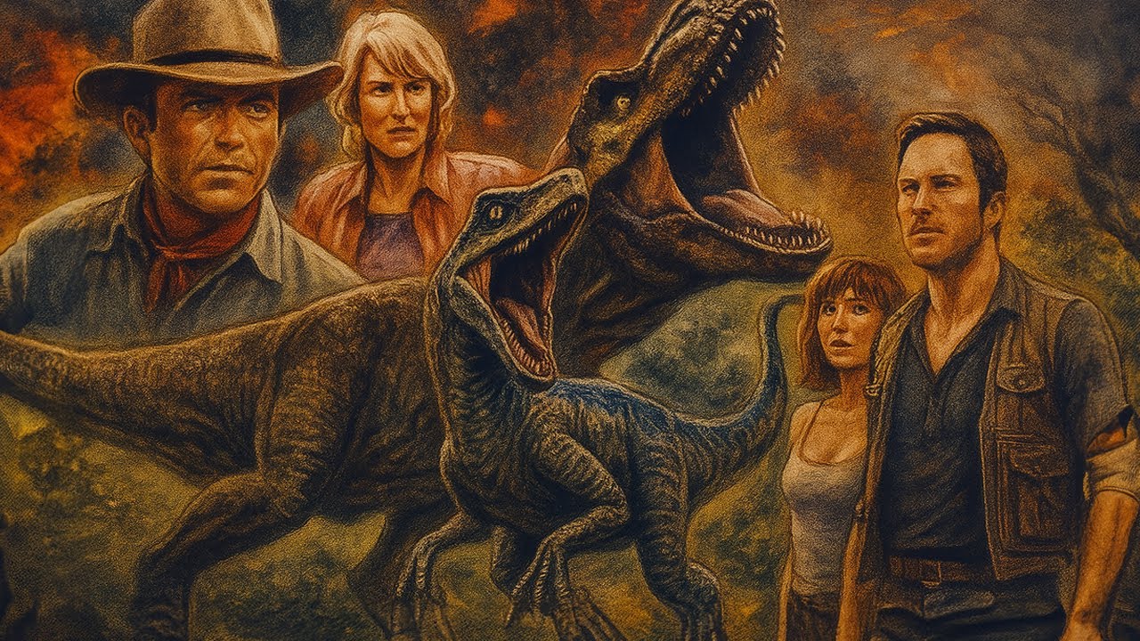 MARATONA JURASSIC PARK & WORLD | Melhores Momentos de Todos os Filmes sobre Dinossauros