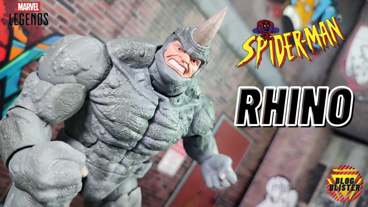 Marvel Legends Rhino Retro Card Spiderman Revision Review En Español