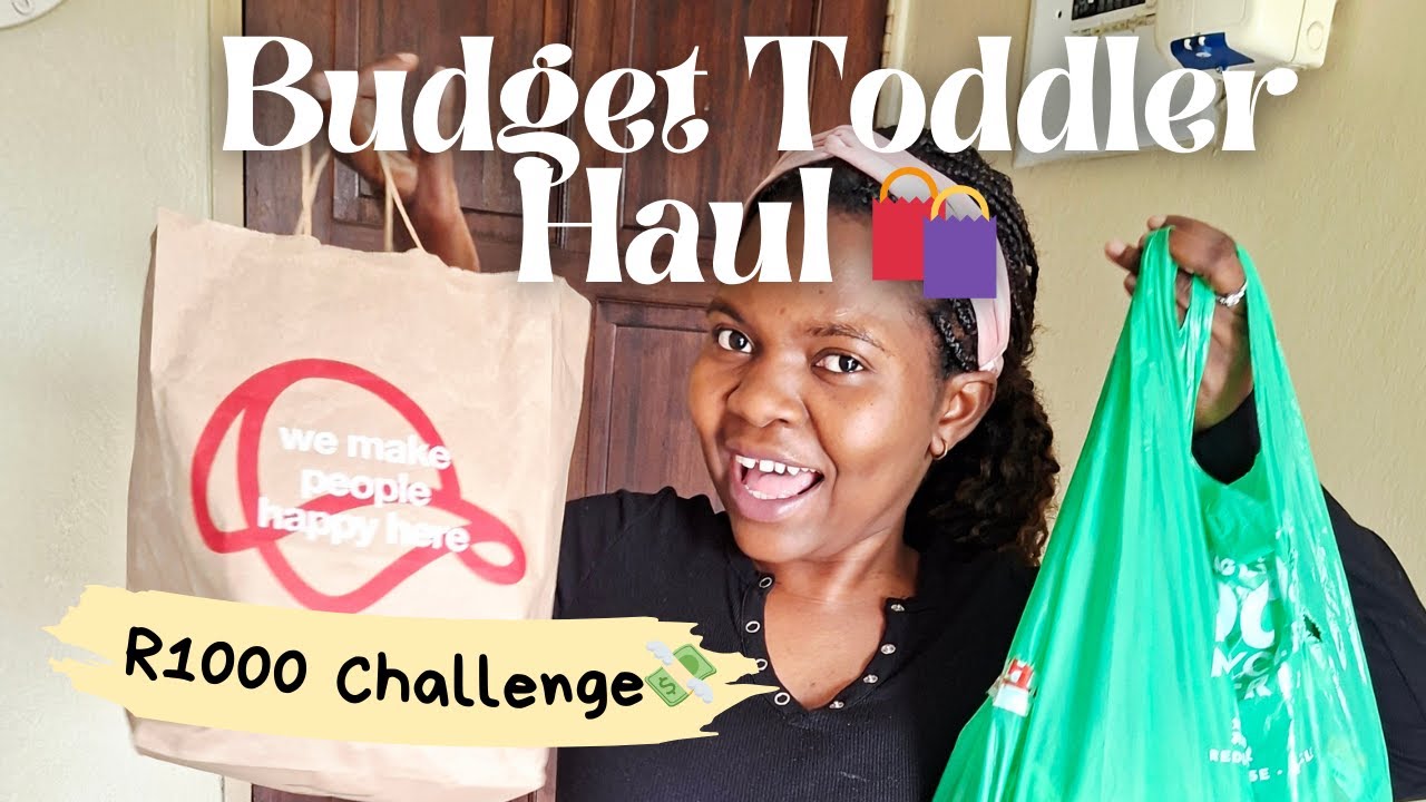 Budget Toddler Clothing Haul | How Far R1000 Goes at Ackermans & MRP