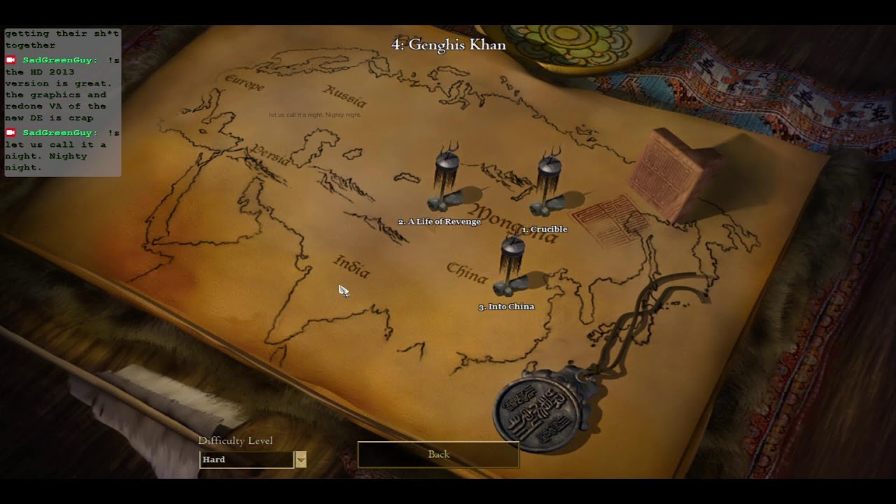 The most relaxing game. AoE Genghis campaign furst