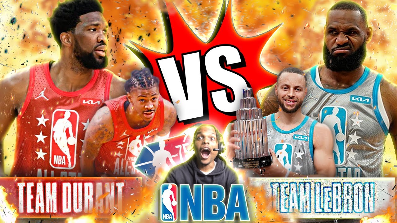 NBA 2K22 ALL STAR GAME!! TEAM LEBRON VS TEAM DURANT!!