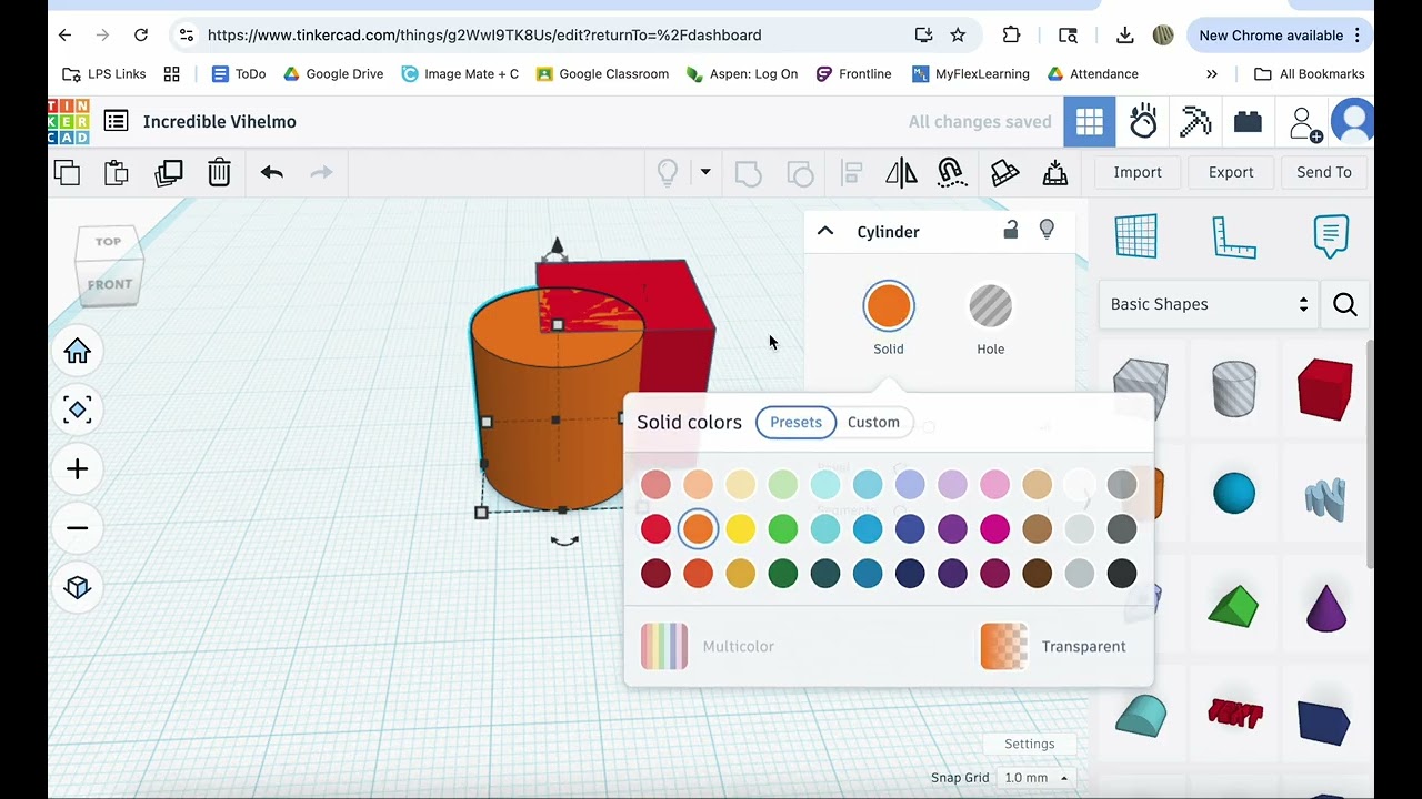 05 TinkerCAD Boolean