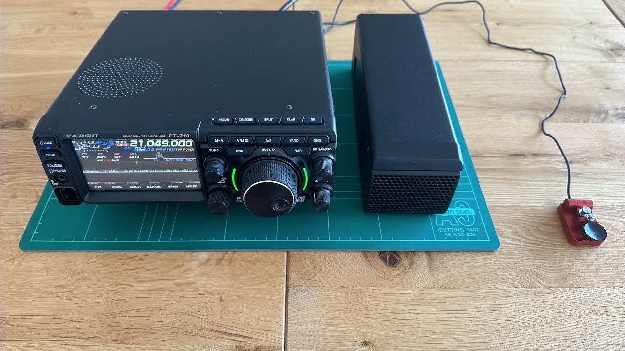CW QSO during Straight Key Month 2023