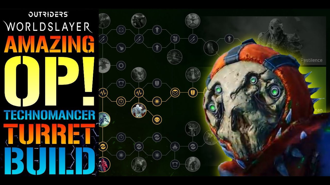 Outriders: Worldslayer AMAZING! OP Technomancer Turret Build! MELT BOSSES! Easy Build Guide