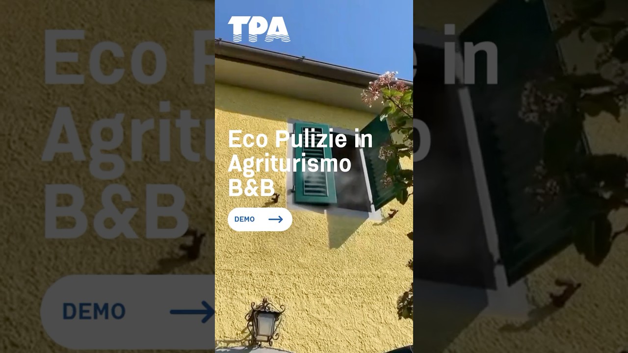 Pulitore a vapore professionale in agriturismo e B&B in Toscana