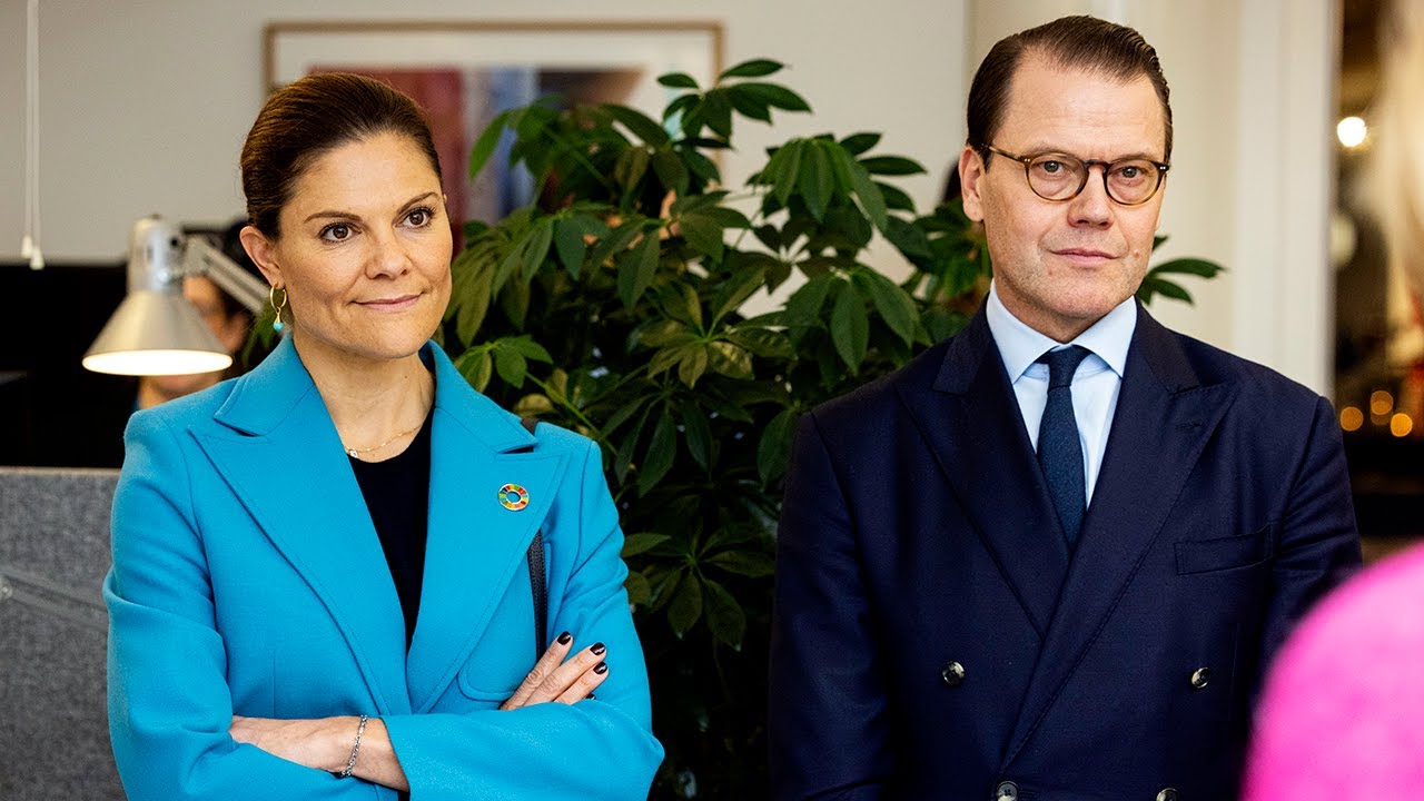 Crown Princess Victoria visit the headquarters for Unicef