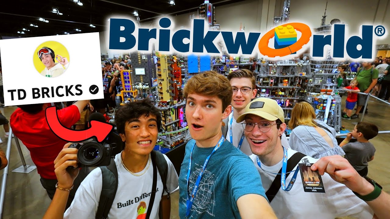We Went to the World's Largest LEGO Convention [ft. TD BRICKS]
