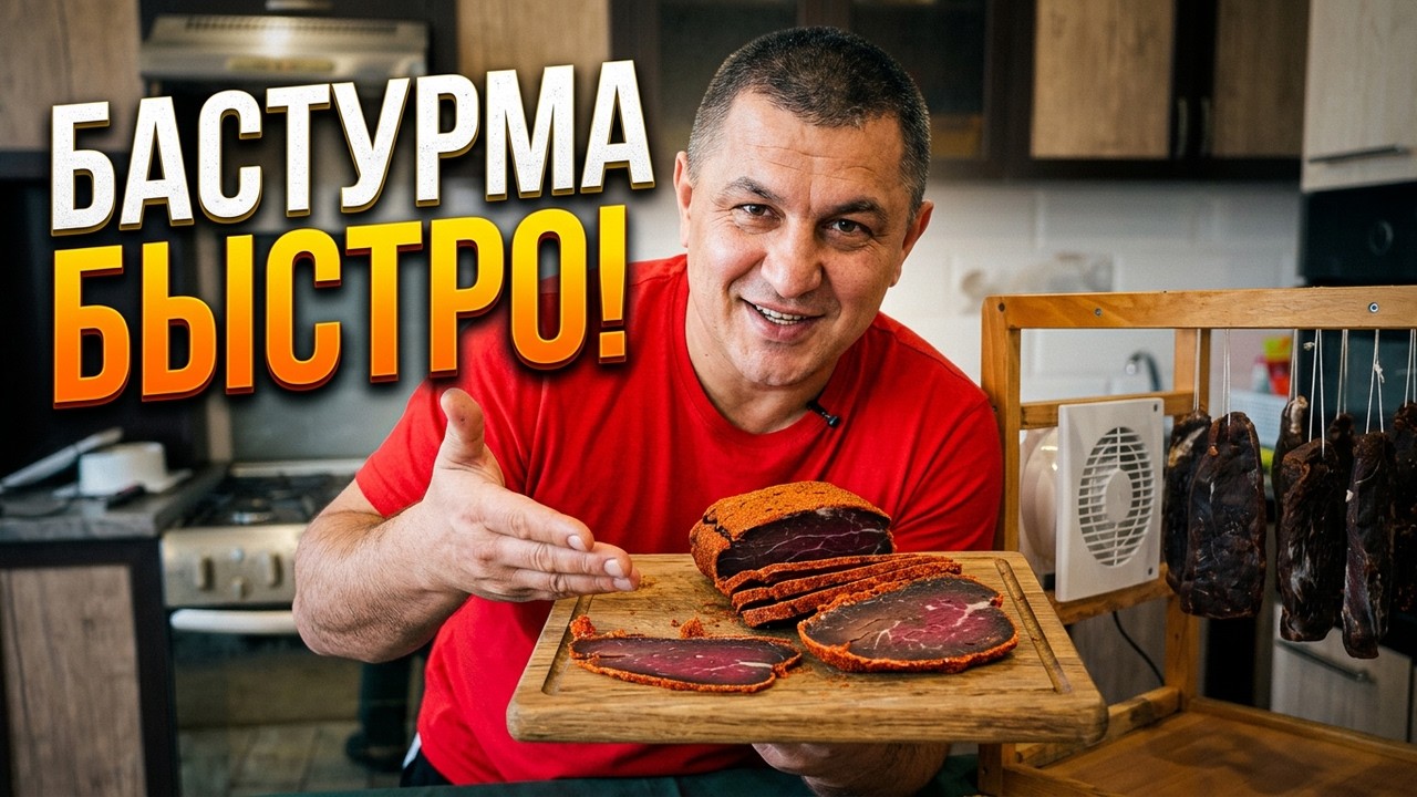 БАСТУРМА от А до Я! Самый подробный рецепт! Бастурма из говядины рецепт.