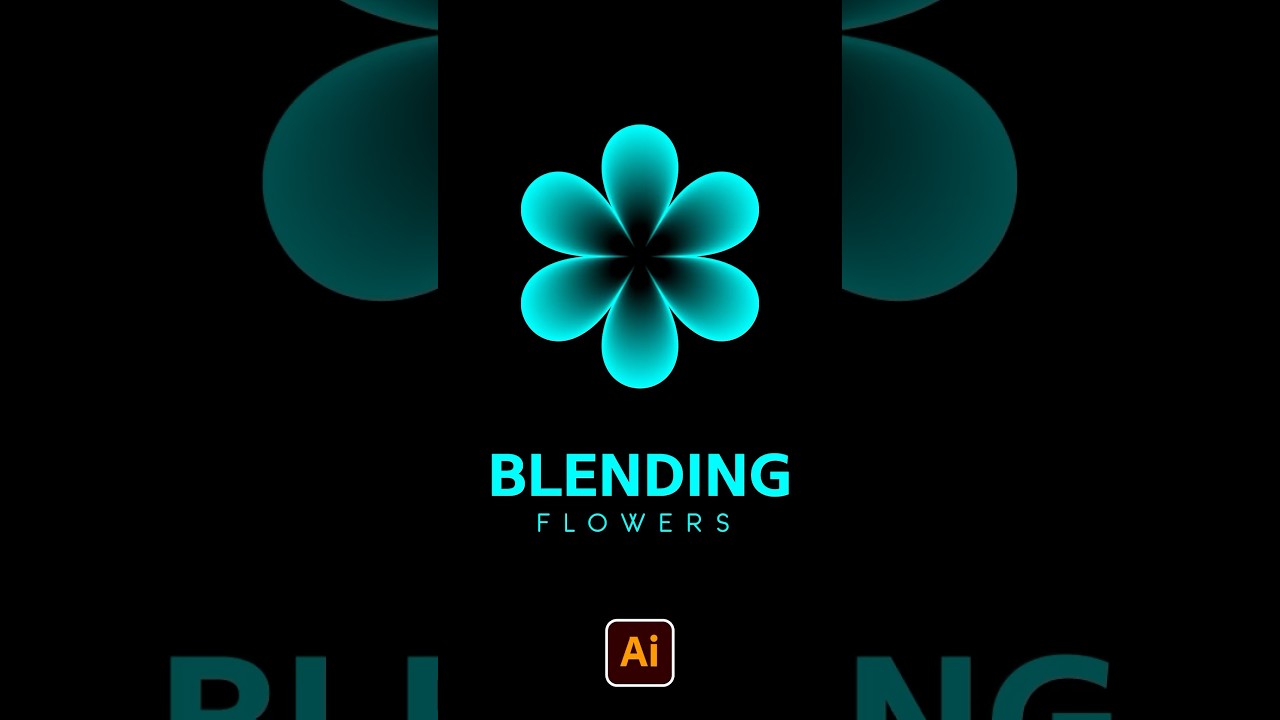 Blending Flowers in Illustrator 