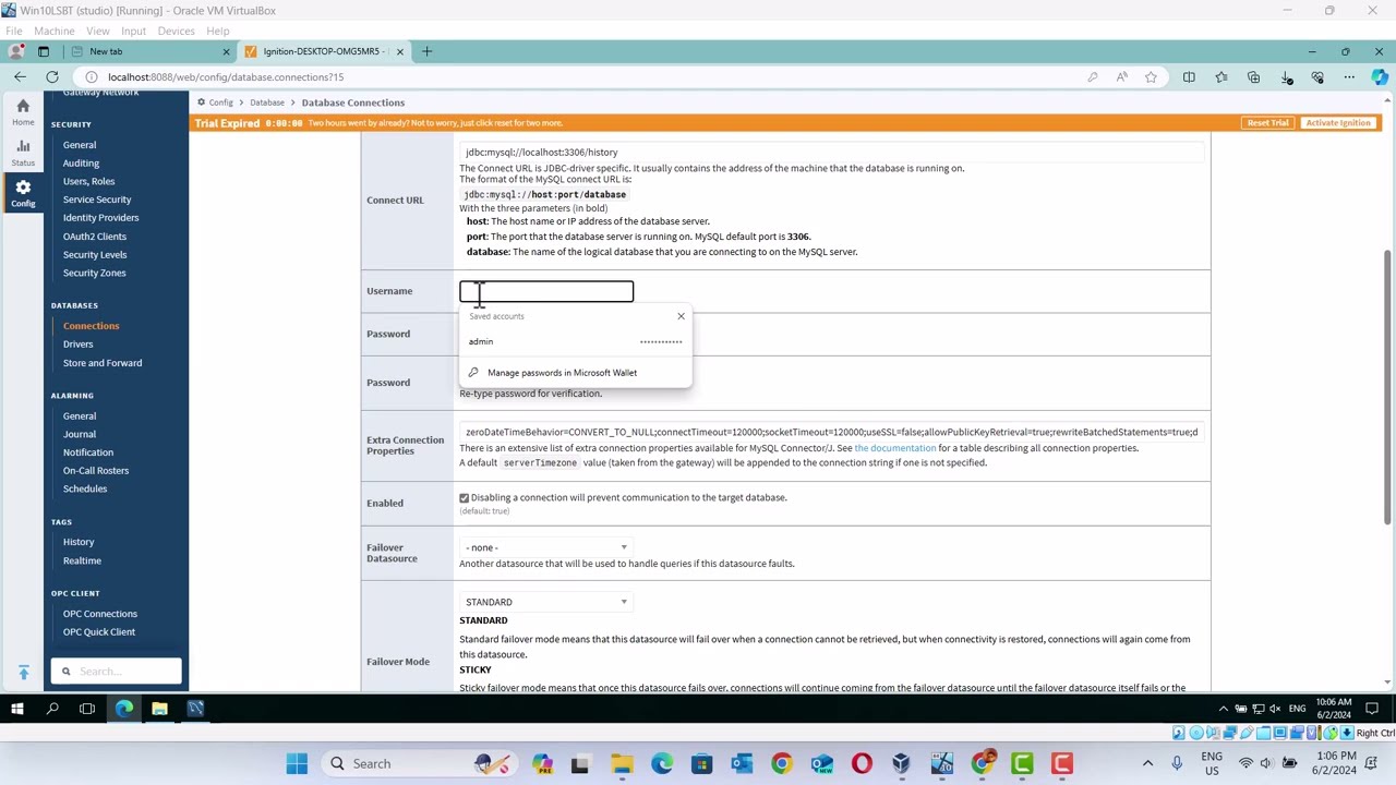 How To Configure  Database -- MYSQL In Ignition