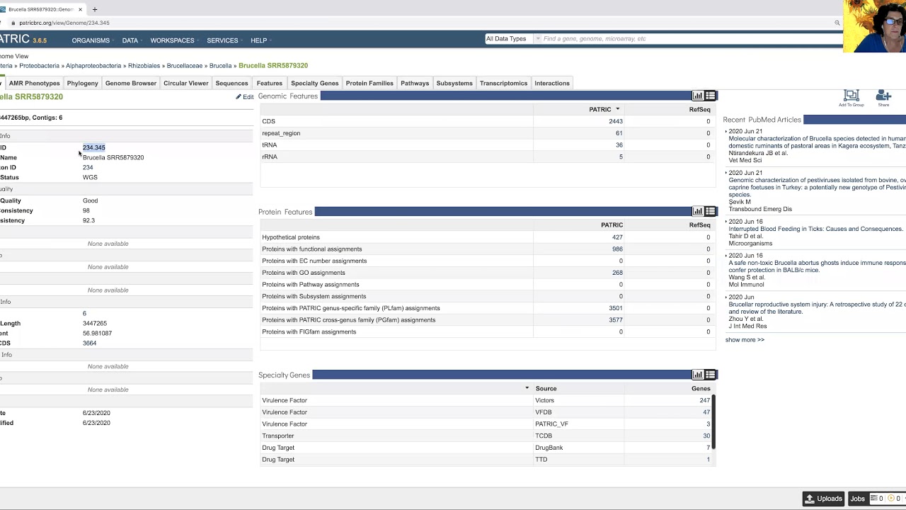 Comprehensive Genome Analysis   Finding help and citing PATRIC