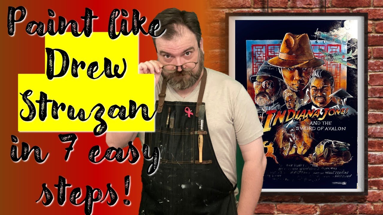 Нарисуйте постер к фильму в стиле Дрю Струзана за 7 простых шагов!
