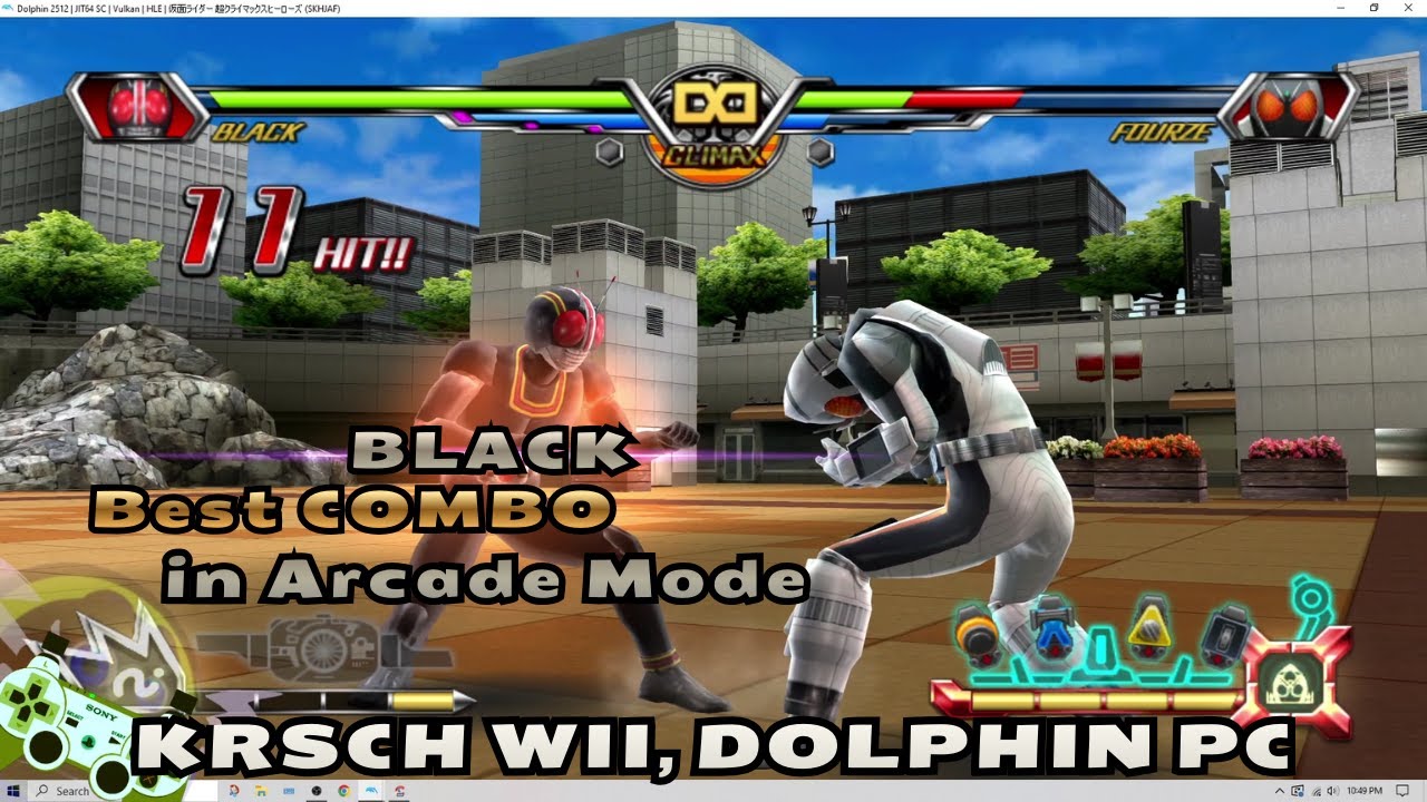 BLACK Arcade Mode Hard, KRSCH WII, DOLPHIN PC
