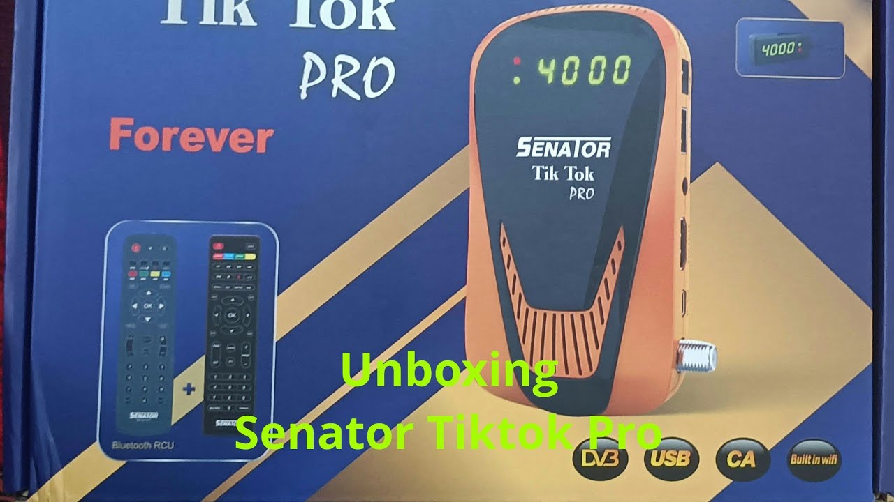 Senator Tiktok Pro Forever Receiver unboxing