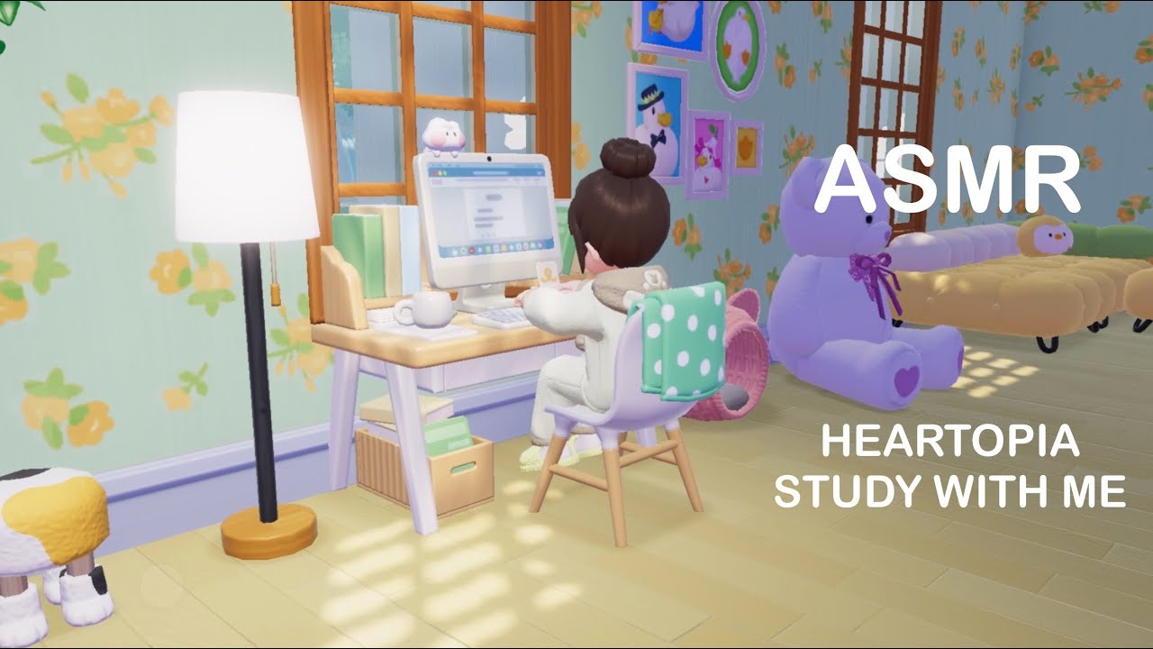 두근두근타운 Heartopia ASMR 💻study with me 30 minutes