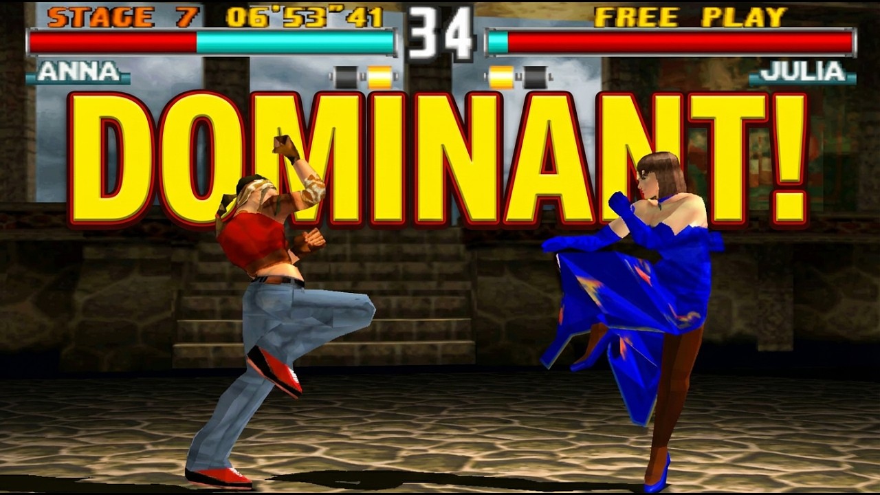 Tekken 3 Anna DESTROYS Arcade Mode! [4K]