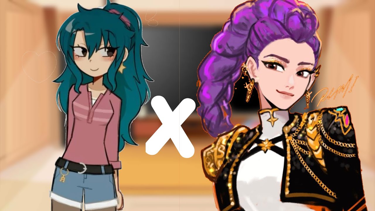 Tmf reacts to Hailey as Rumi || Kpdh x tmf || Gacha club || original? || reaction || English ||