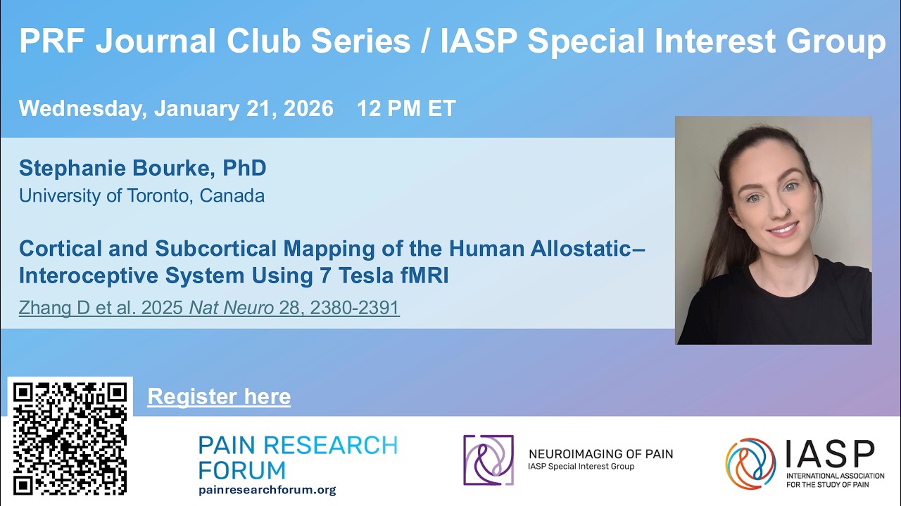 PRF Journal Club x Neuroimaging SIG, January 2026