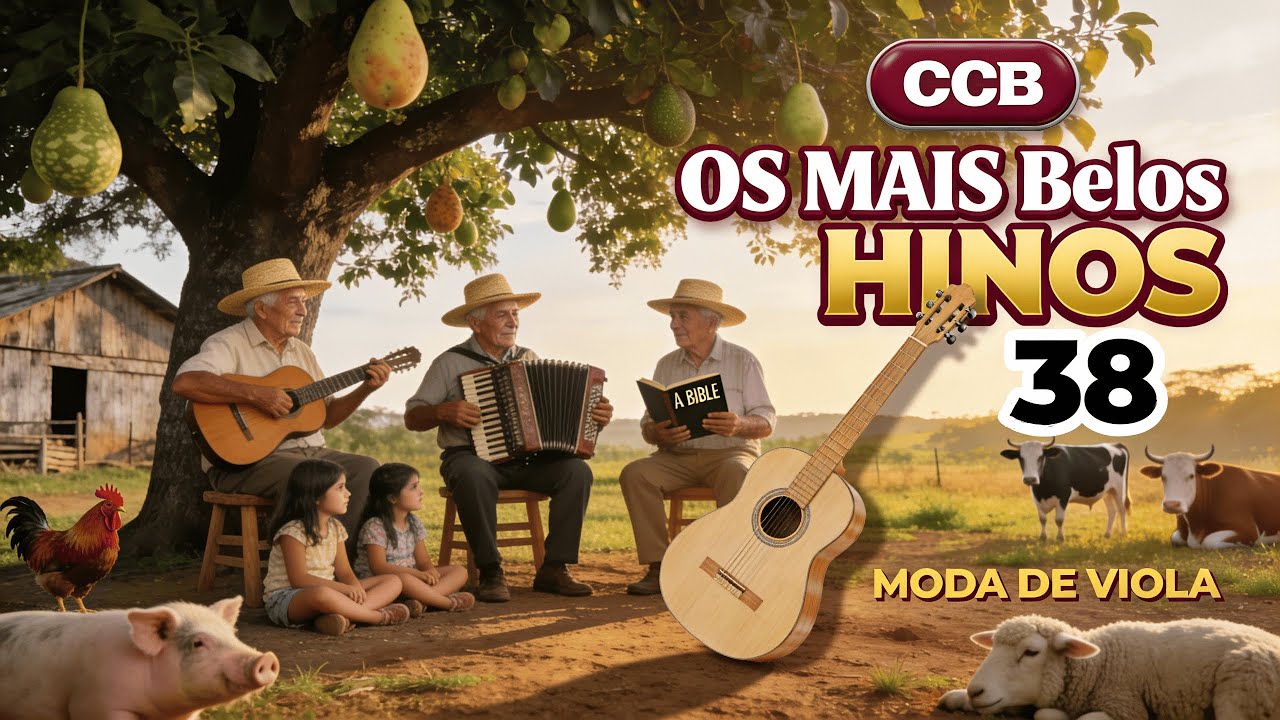 Os Mais Belos Hinos CCB | Moda de Viola | vão que falam ao coração