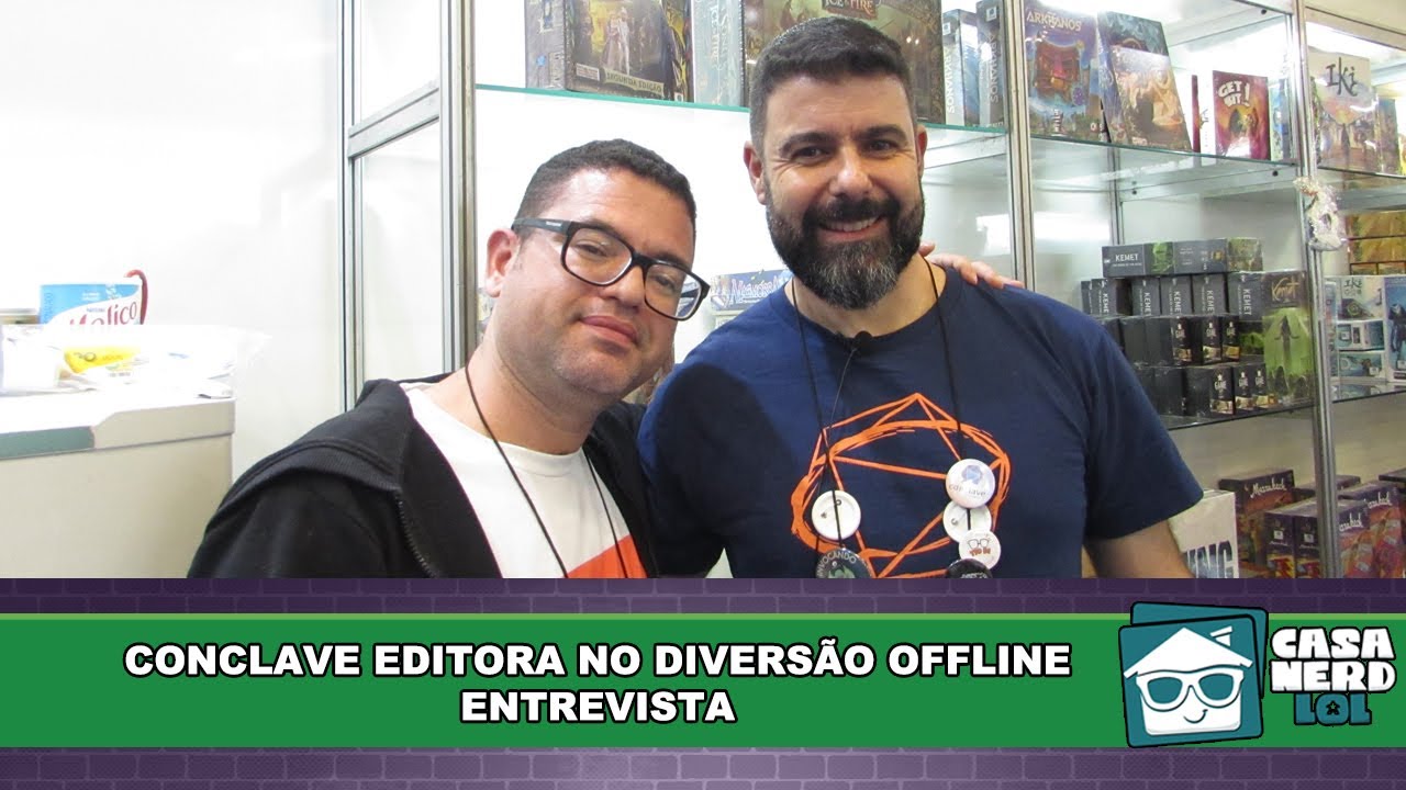 Conclave Editora no Divers&atilde;o Offline - Entrevista (Novidades sobre Dice Throne)