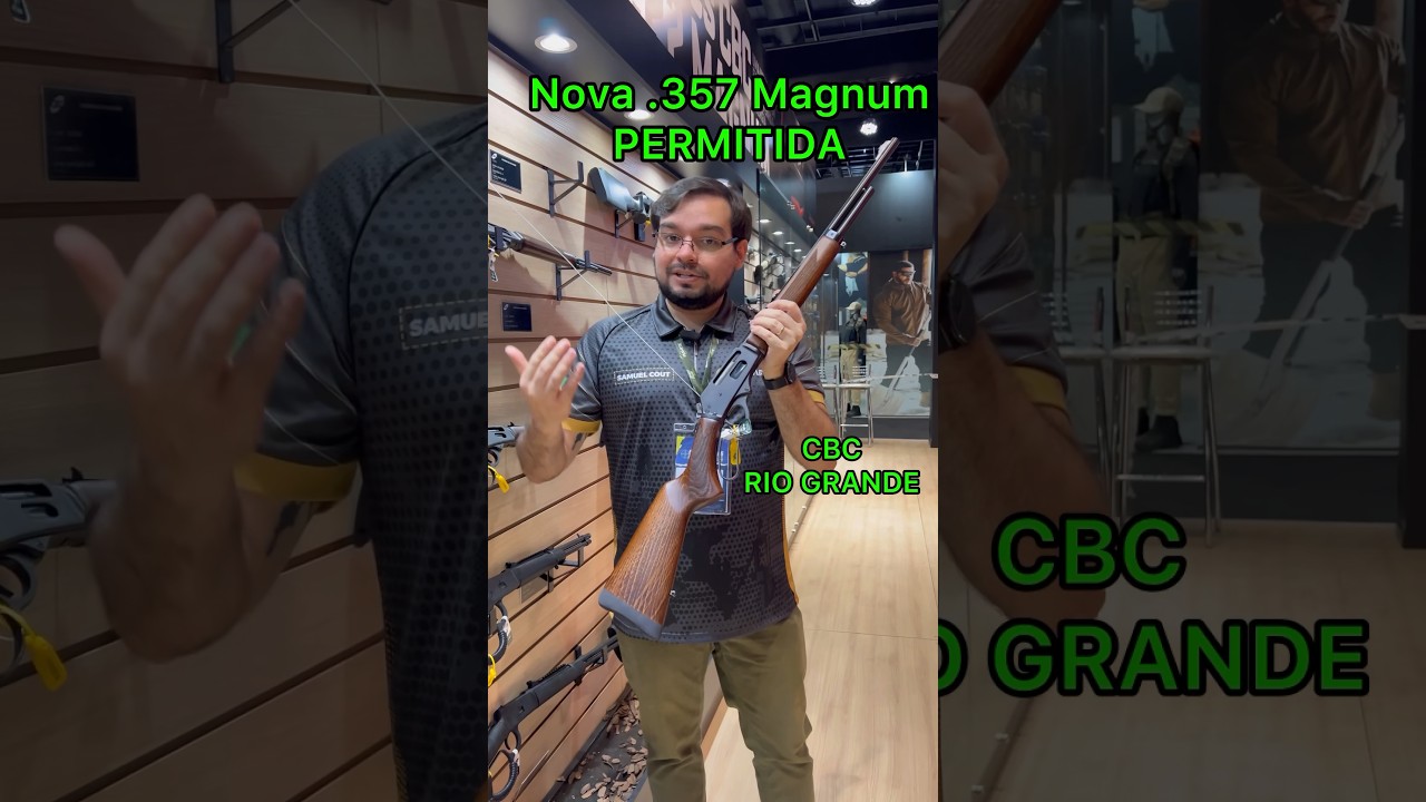Nova .357 Magnum PERMITIDA! CBC Rio Grande (Marlin) #shorts