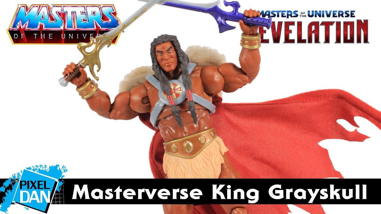 MOTU Revelation KING GRAYSKULL Masterverse Action Figure Review | Masters of the Universe
