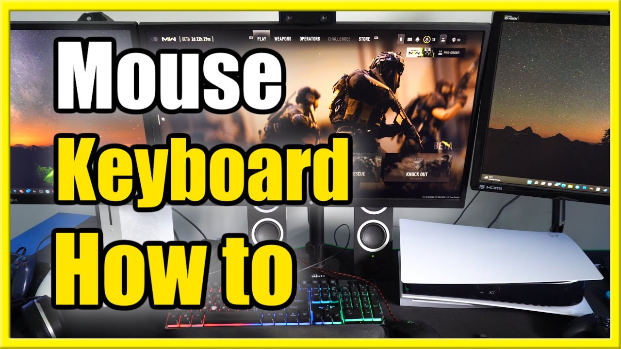 How to Play Mouse and Keyboard in COD Modern Warfare 2 on PS4, PS5 & Xbox (Fast Tutorial)