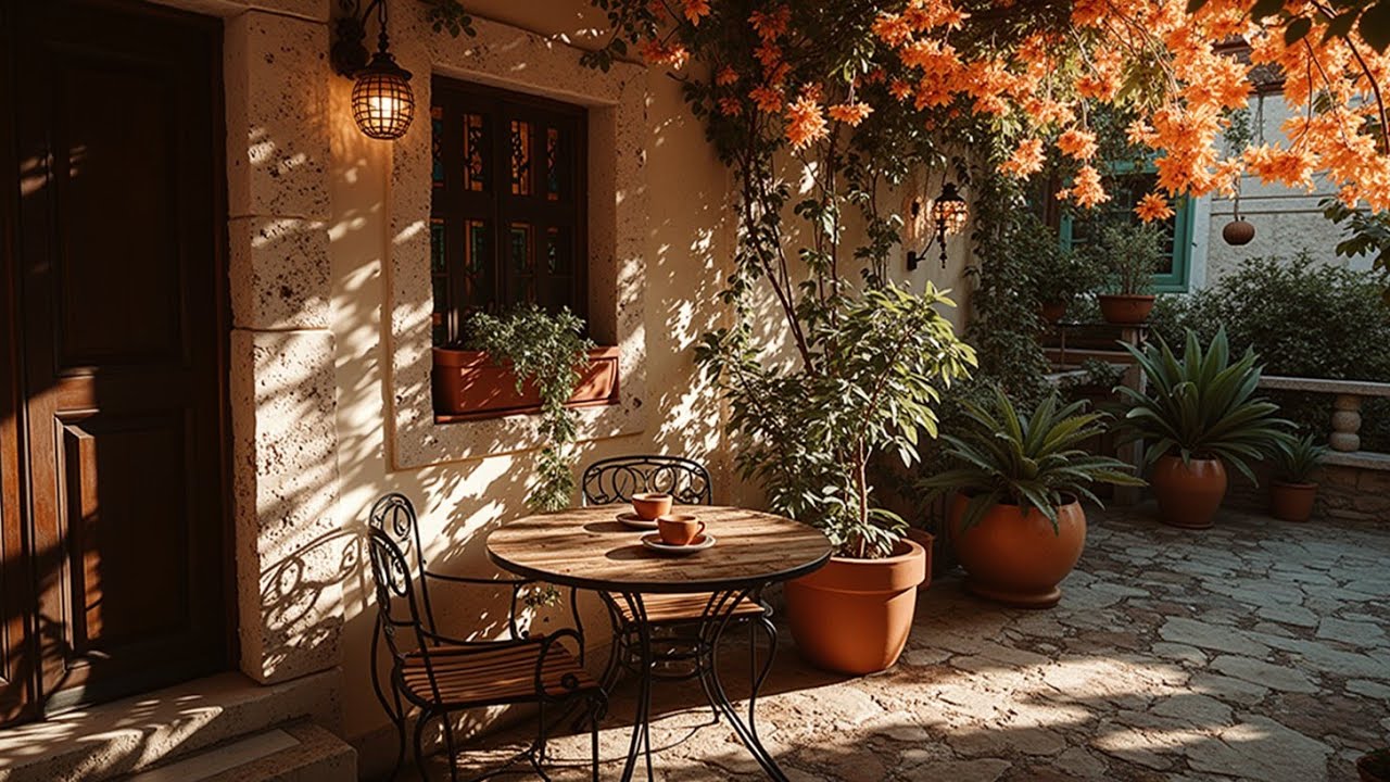 Morning Autumn Jazz Cafe Vibes ☕ Relaxing Coffee Shop Ambience for Study & Work Focus