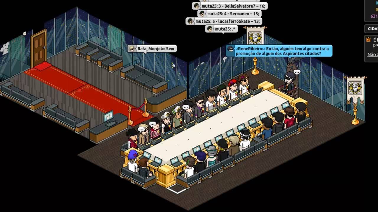 Reuniao Semanal - Pol&iacute;cia DPH - Habbo [Parte 1]