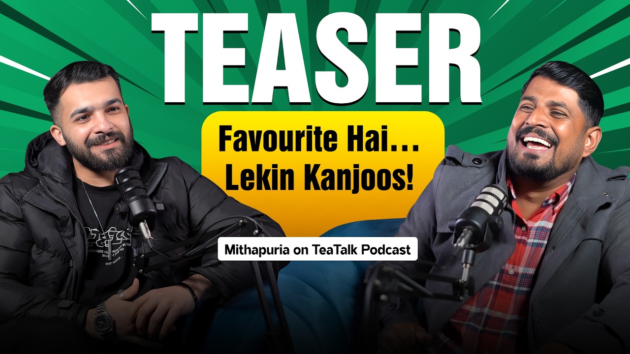 Favourite Hai&hellip; Lekin Kanjoos! 🤣 | Mithapuria on TeaTalk Podcast🎙️