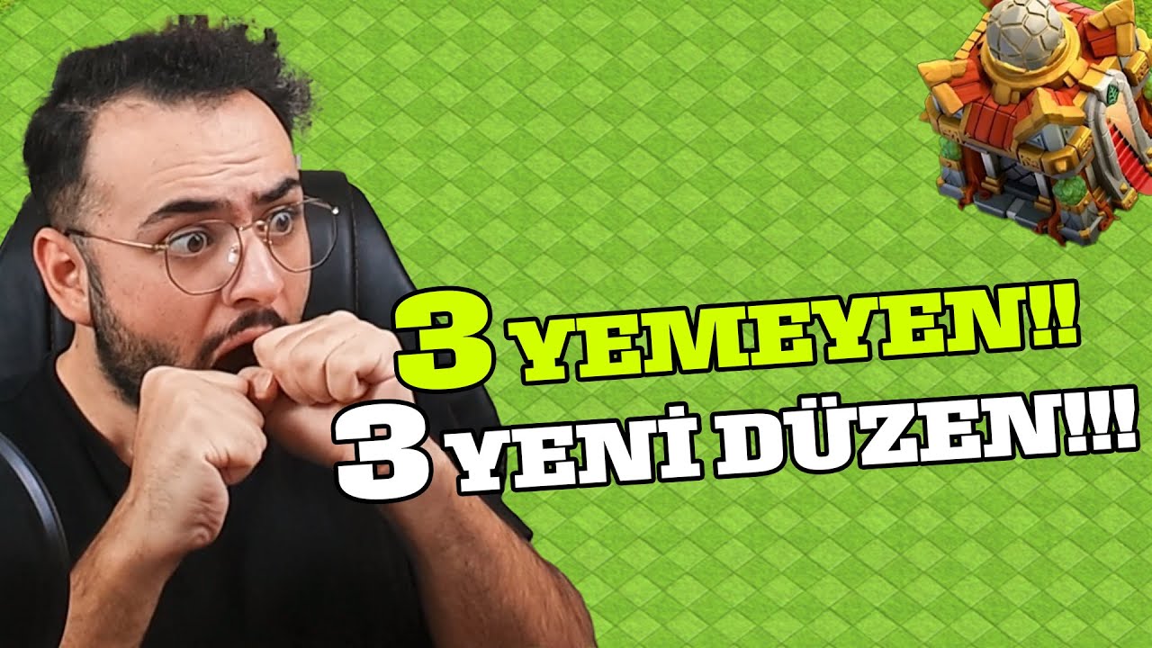 ASLA 3 YEMEYEN 3 YENİ DÜZEN!!! (CLASH OF CLANS) (TEST ETTİK) (LİNKLİ)