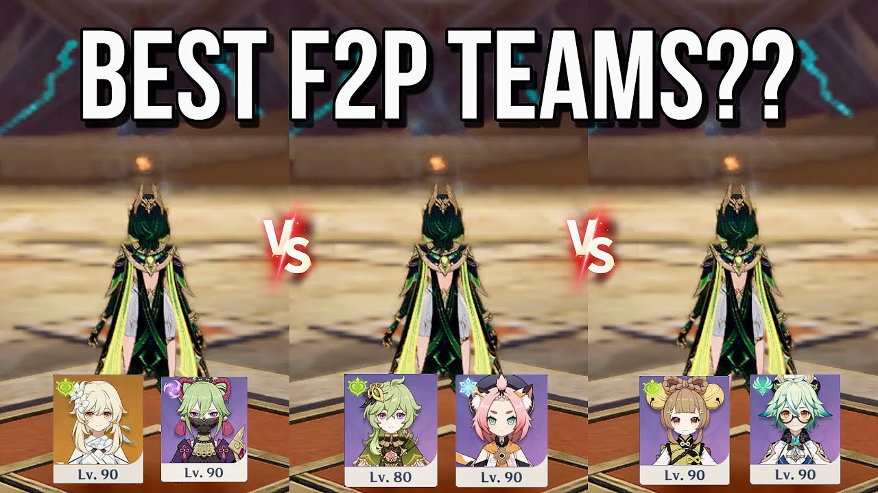 NEFER Best F2P Teams!!! Which F2P Team Do You Think is The Best for Nefer??? Genshin Impact 6.1