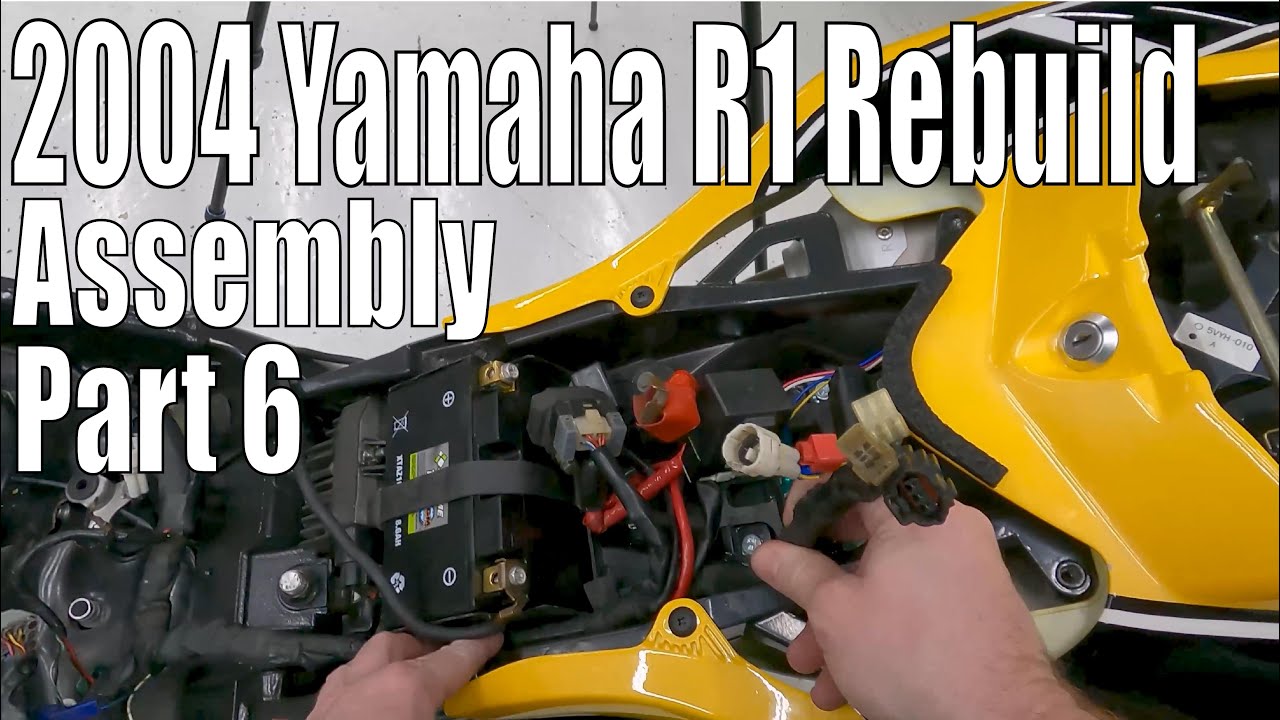 Basket Case 2004 Yamaha R1 Rebuild - Final Assembly Part 6