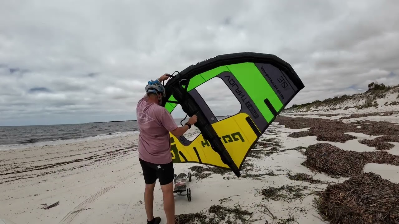 Выгуливаем собаку! #wing #landboard #walkingthedog🐕 #patrik #surfsailaustralia