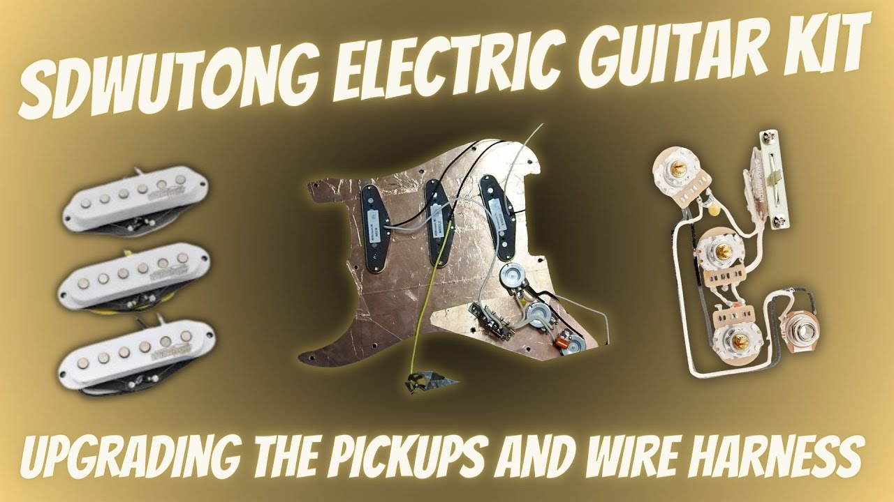 Swutong Stratocaster Guitar Kit  Upgrades | Wilkinson M Series Pickups, Musiclily Pro Wiring Harness