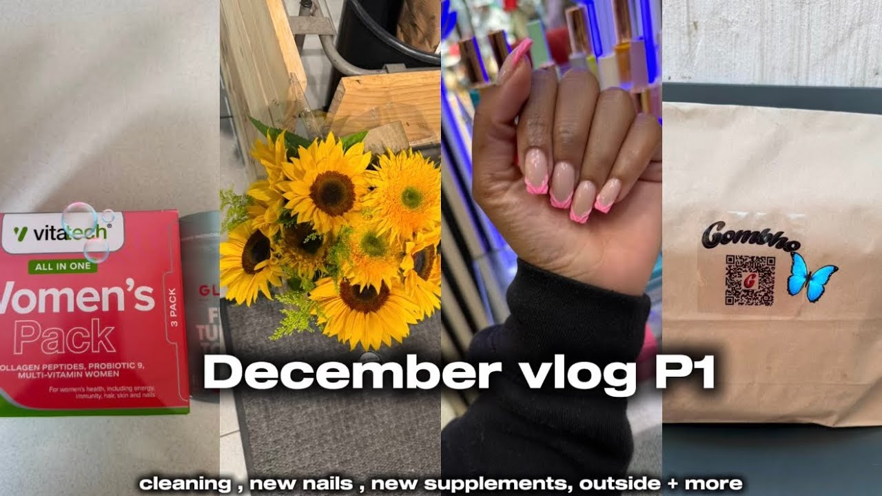 December Archives | New Nails | Cleaning | Yap Session #southafricanyoutuber #SiziweMdleleni