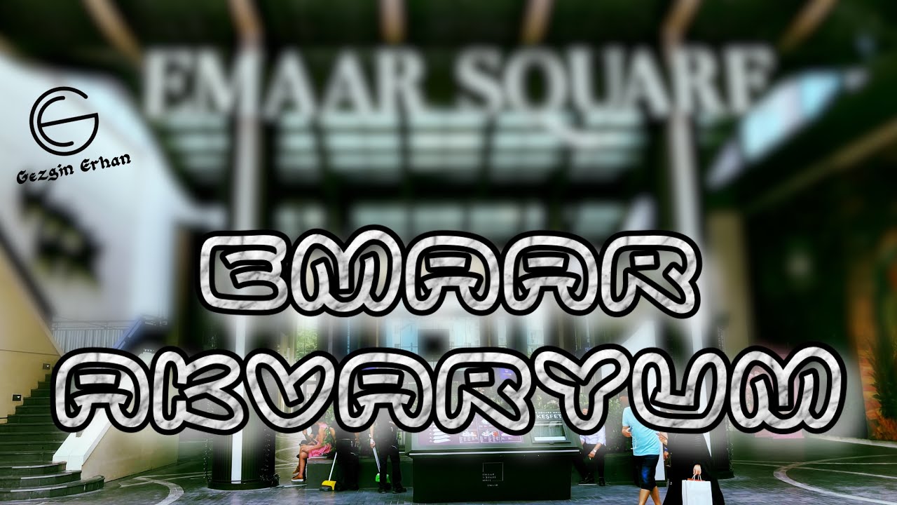 Emaar square mall avm Emaar akvaryum sualtı hayvanat bahçesi
