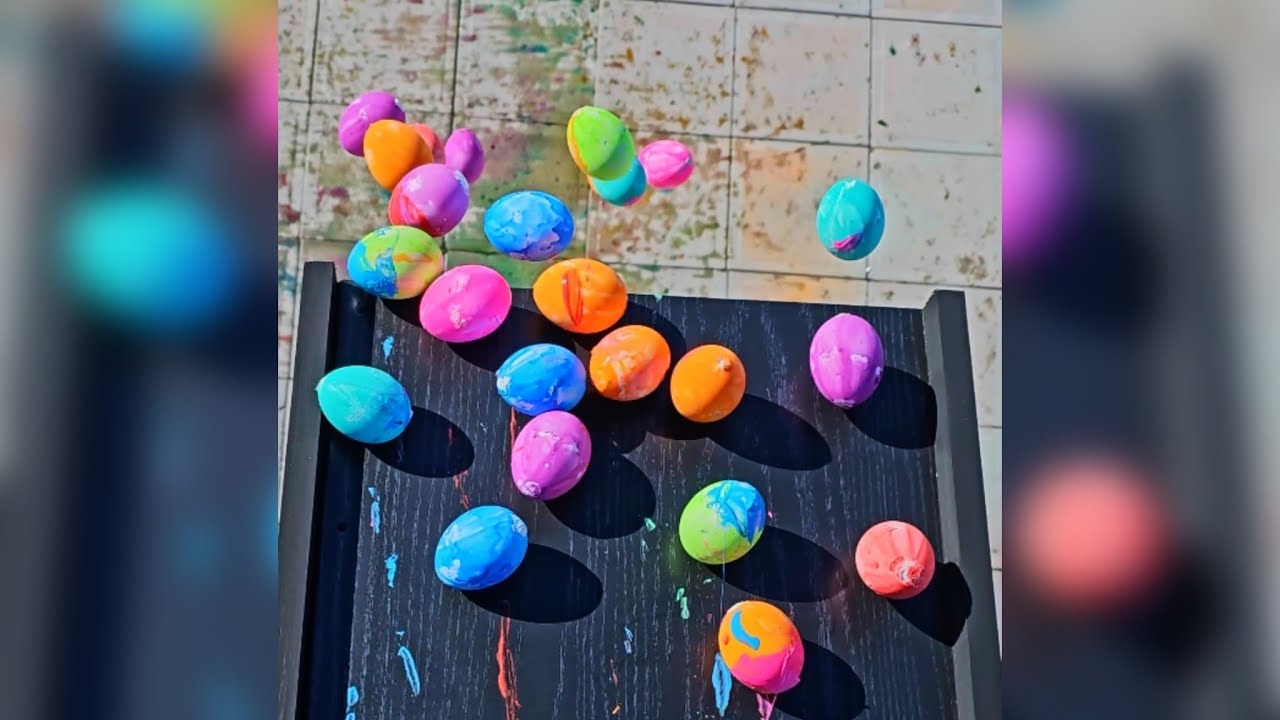 🎈Breaking Glass Bottles and Balloon Drops! Crushing Crunchy & Soft Things!🔥