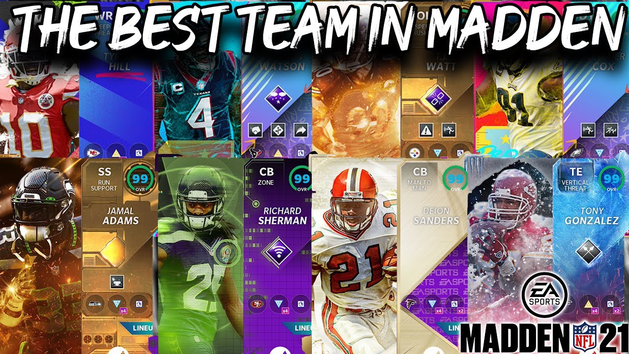 17 99 OVERALL PLAYERS! THE BEST TEAM IN MADDEN #29 [MADDEN 21]