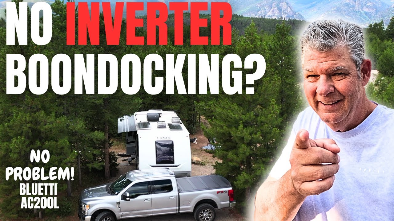 BOONDOCKING WITHOUT AN INVERTER?  Bluetti AC200L Review.  #rvlife #boondocking #bluetti