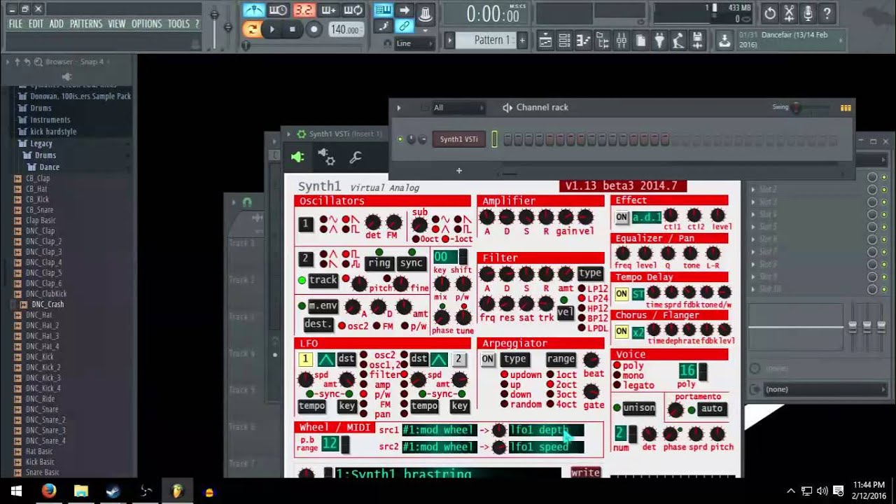 Synth1 - Acid preset
