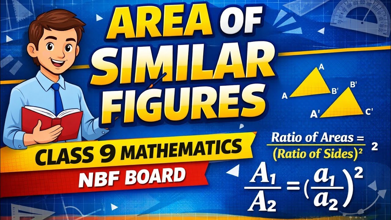 Area of Similar Figures Explained | 9th Class Maths
