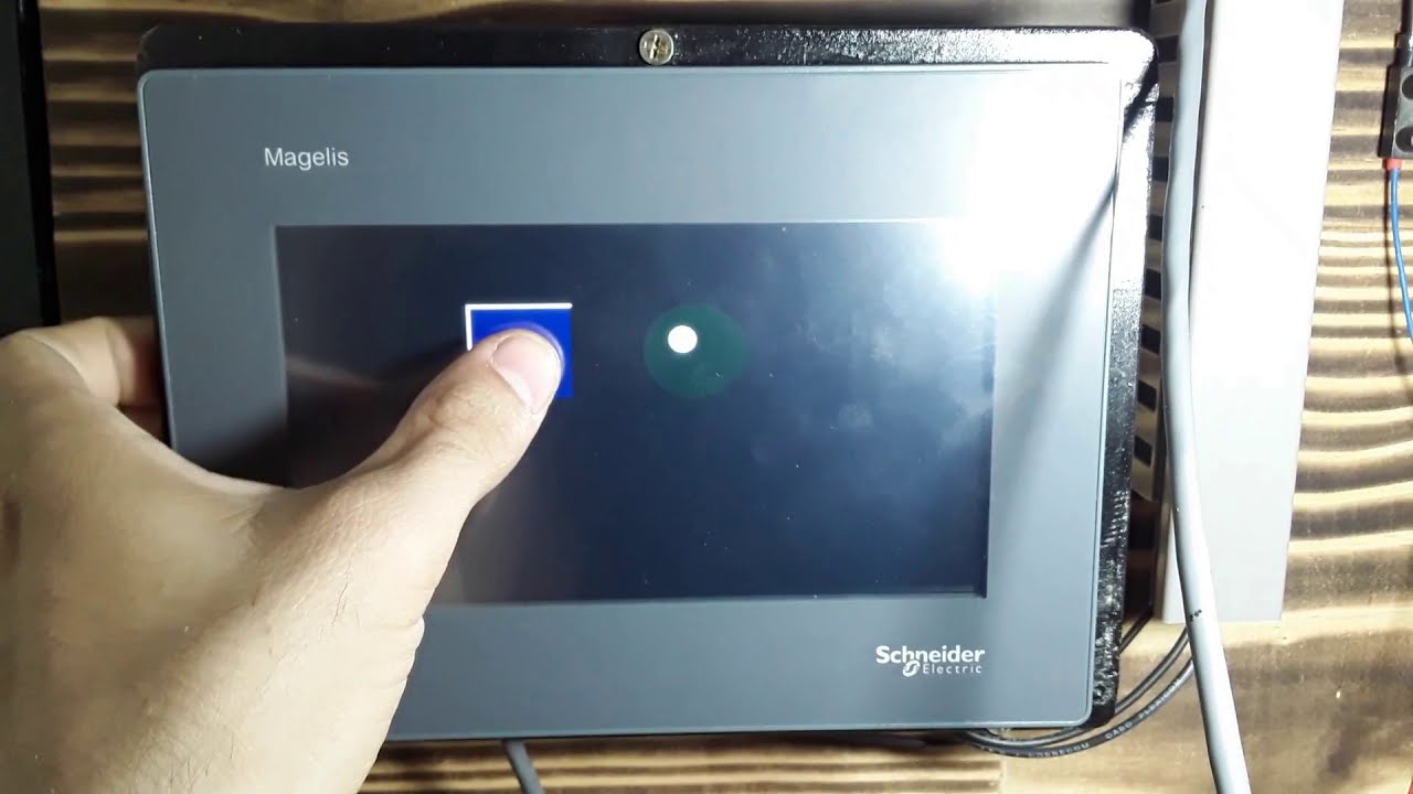Schneider HMIGXU3512x Vijeo Designer e LOGO Siemens - Comunicação ModBus TCP/IP