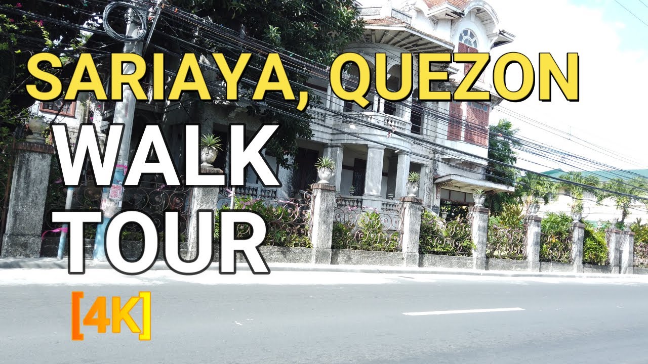 Sariaya Quezon | Walk tour | Ambience TV | 4K