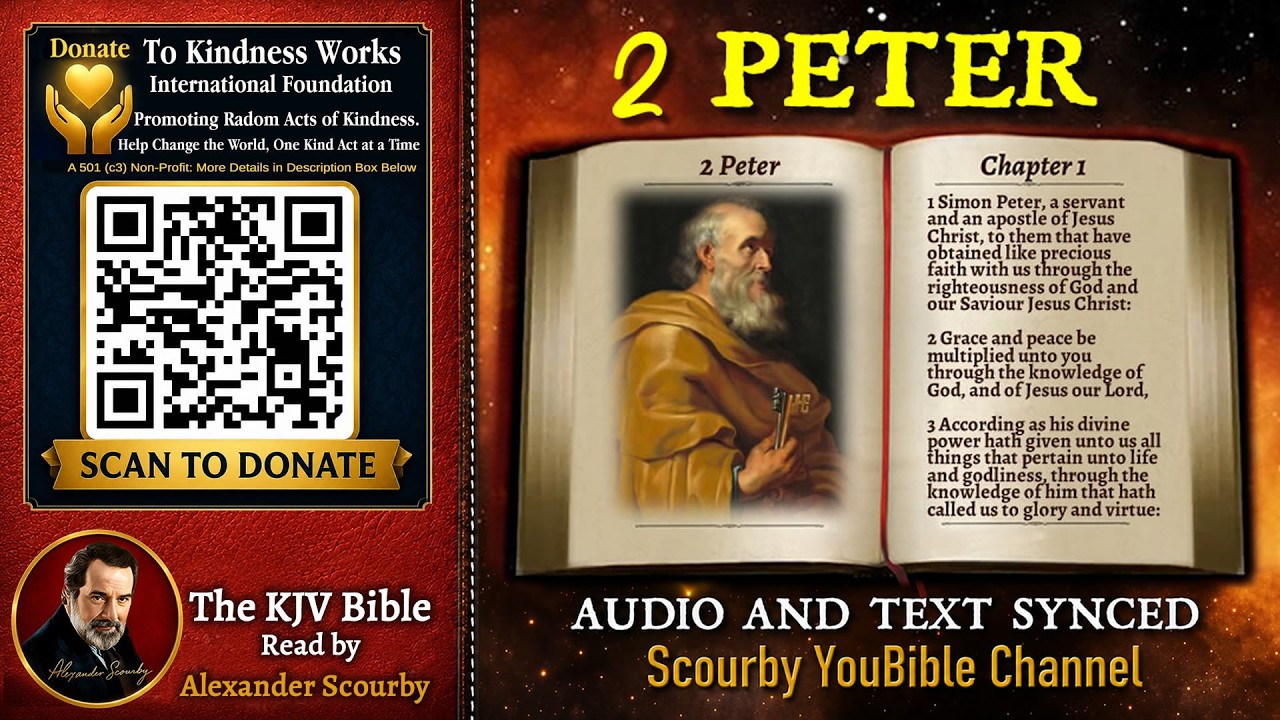 61 | Book of 2 Peter | Read by Alexander Scourby | The GREATEST VOICE Ever Recorded!