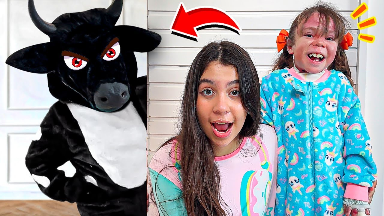 SARAH E ELOAH em uma HISTÓRIA ENGRAÇADA do BOI DA CARA PRETA
