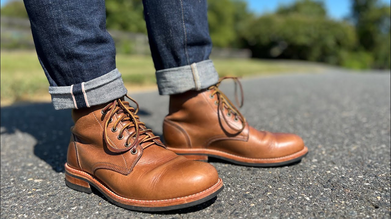 ОБЗОР БОТИКОВ OAK STREET BOOTMAKERS TRENCH BOOT из материала Horween Natural Chromexcel!!!!